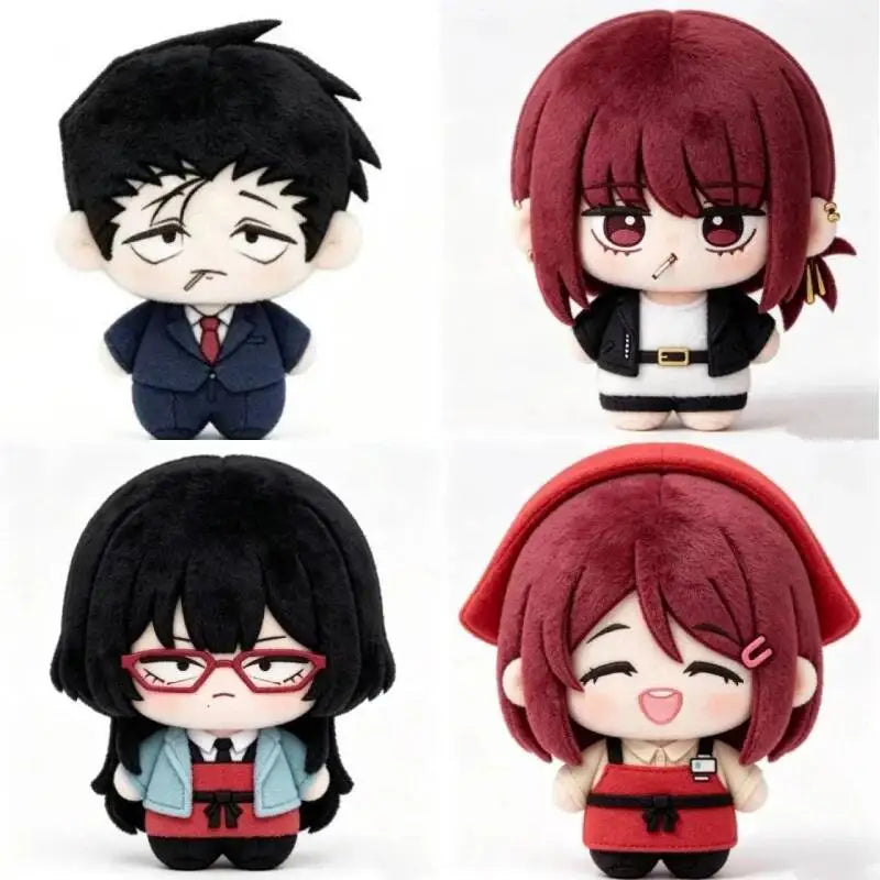 10cm Anime Smoking Behind The Supermarket With You Plush Sasaki Yamada Tayama Nishizono Plush Pendant Cute Doll Toy Fans Gift