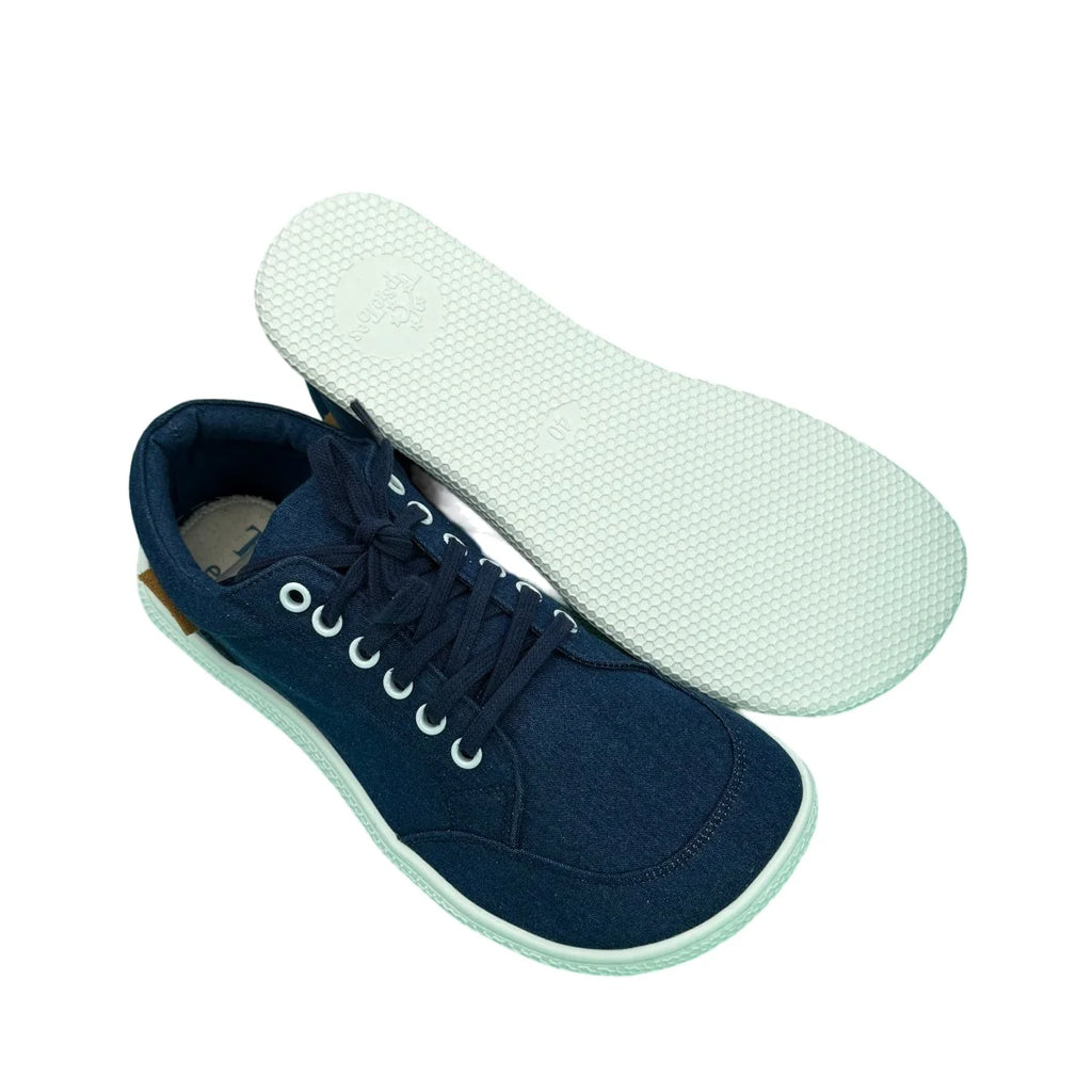 Tipsietoes Barefoot 2025 Canvas Sneaker For Women Men Flat Soft Zero Drop Sole Wider Toe Box Flexible Light Weight