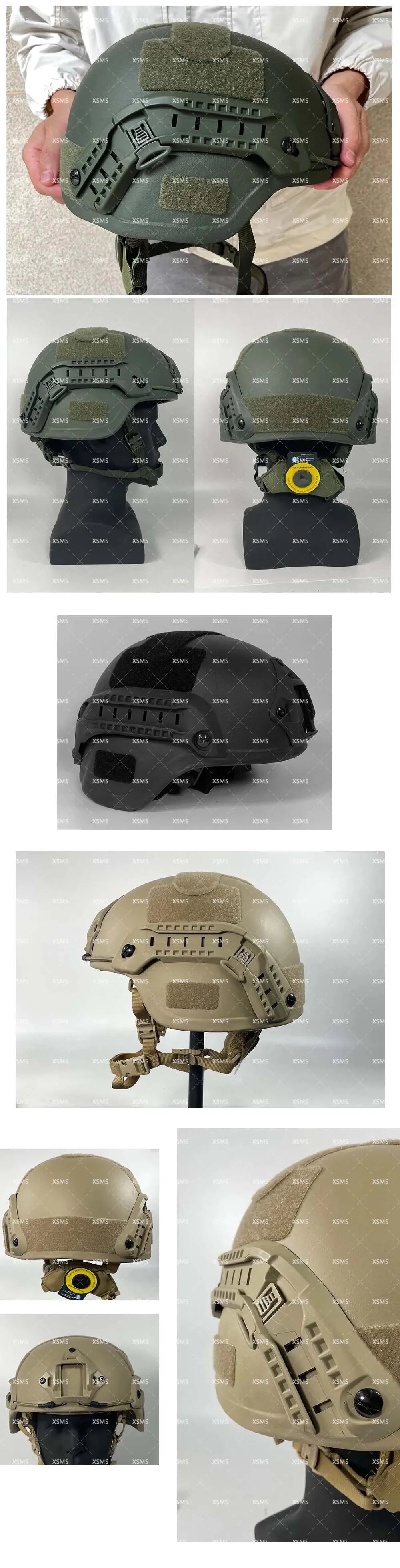 Protective Helmet  -FAST - Aramid  - Whith Wendy