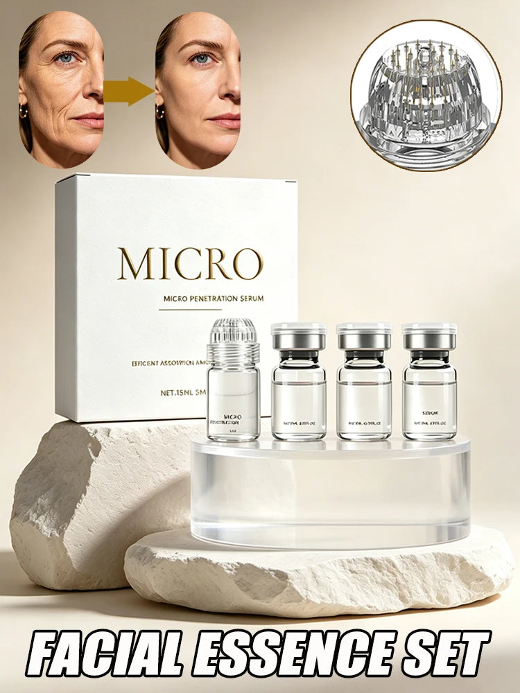 Gentle Daily Face Care Combo Anti-Wrinkle Moisturizing Serum Essence Collection