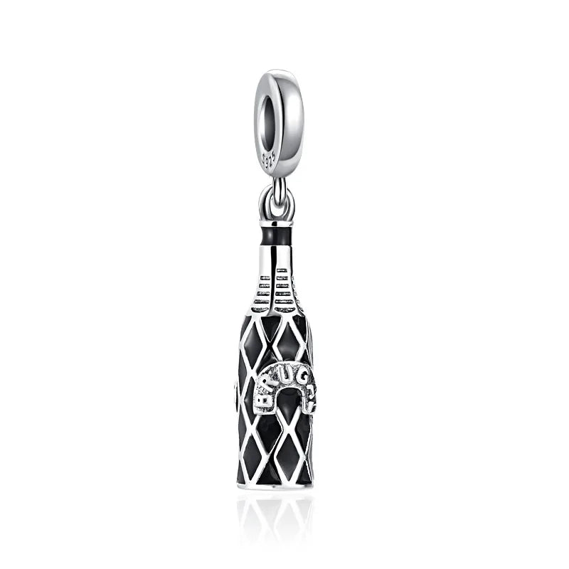 Hot Selling 925 Silver Cup,Coffee Cup,Beer,Bead Pendant Suitable European Original Bracelet DIY Accessories,Exquisite Jewelry ﻿