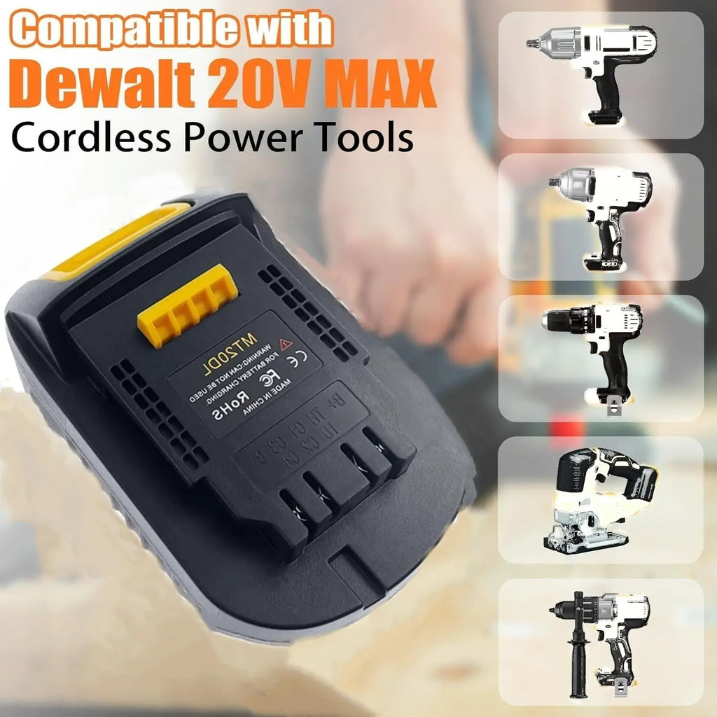 Adapting Makita 18V Lithium Batteries for Use with Dewalt 20V Cordless Power Tools MT20DL