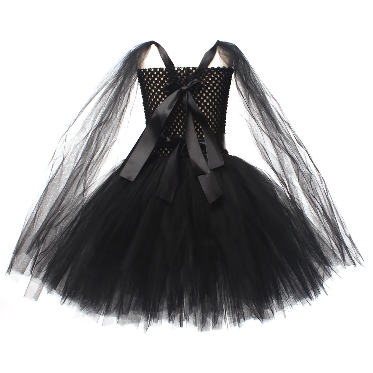 Girls Dark Star Villain Tutu Costume Dress Children Halloween Vader Outfit Kids Fancy Carnival Party Dress up Cosplay Clothes