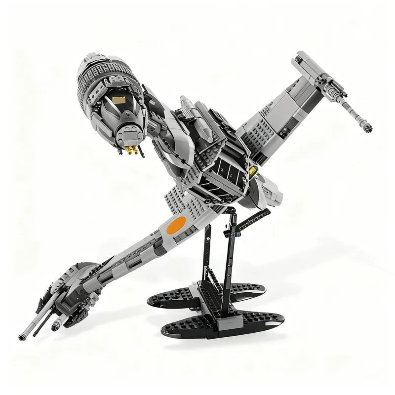 1487PCS MOC Space Battle Movie B Wing Starfighter Model Custom Puzzle DIY Creative Ideas Toy Birthday Gift Spaceship Series