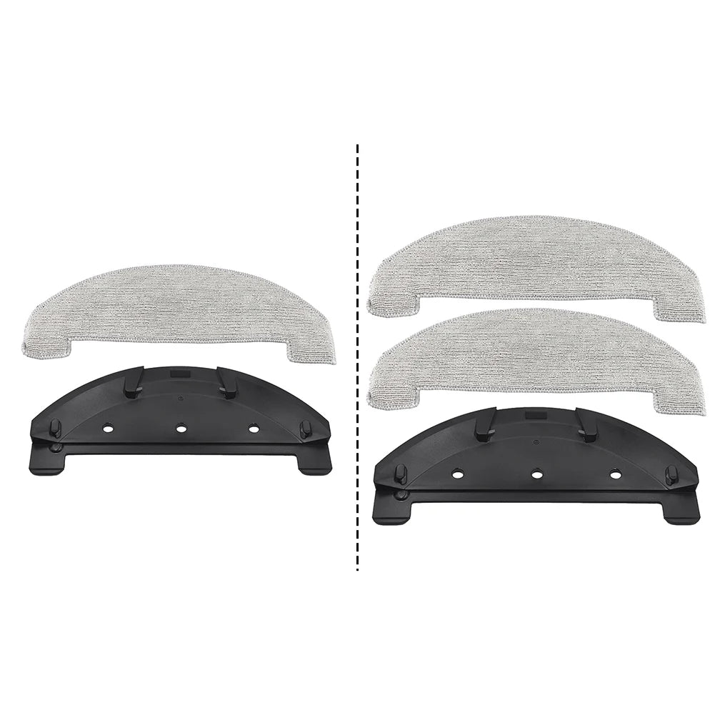 Vacuum Mop Pads Kit Mop Bracket Replacement For Ultenic D10 / For T10 Lite / Q8 / Q8max Vacuum Cleaner Replacement Accessories