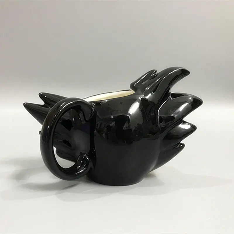 New Arrival Goku 3d Ceramic Mug Creative Anime Character Shaped Cup Multi Functional Pen Holder For Home Office Desk Anime Fans