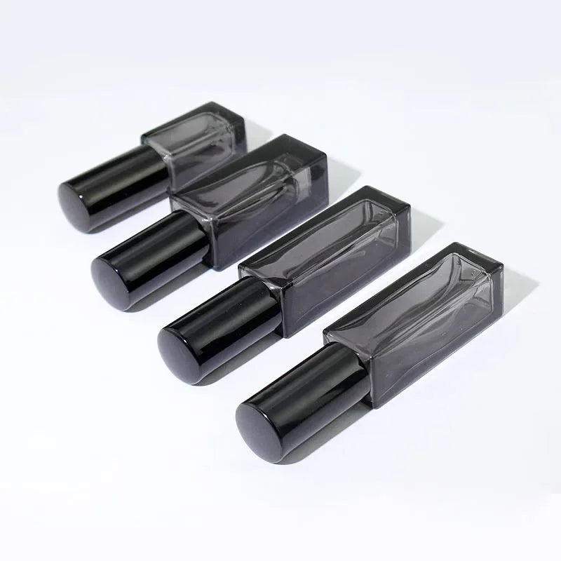 20pcs 3ml/5ml/10ml Square Empty Glass Perfume Spray Bottle Refillable Fragrance Fine Mist Atomizer Portable Liquid Containers