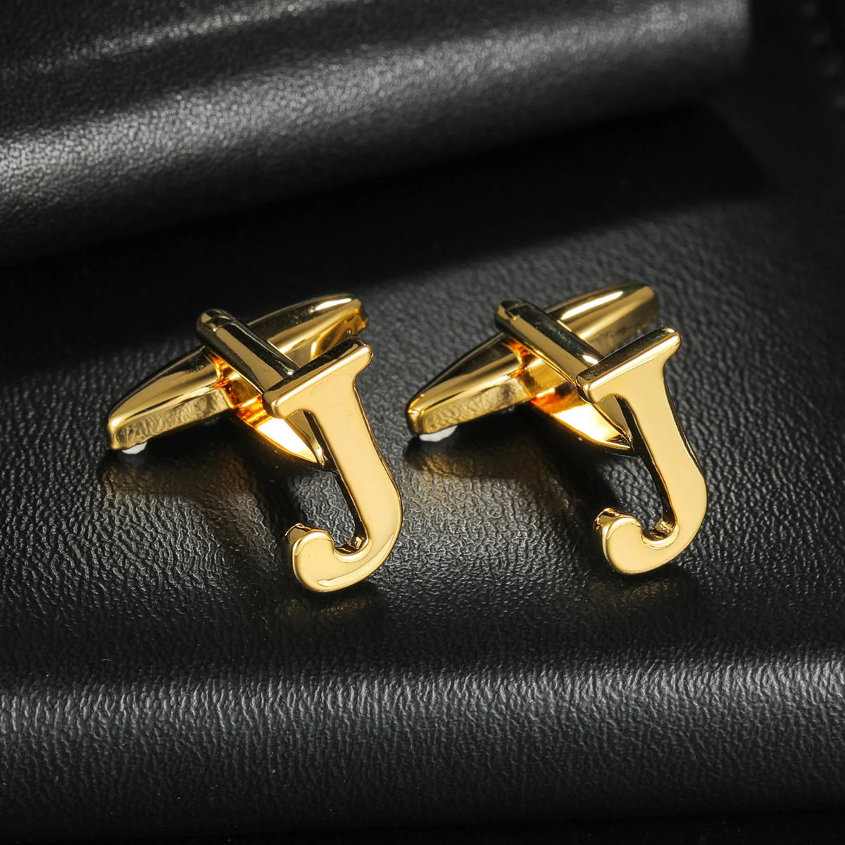 New High Quality Initial A-Z Cufflinks Alphabet Letter Copper Material Cuff Links For Business Mens Boys Tuxedo Shirts Gift