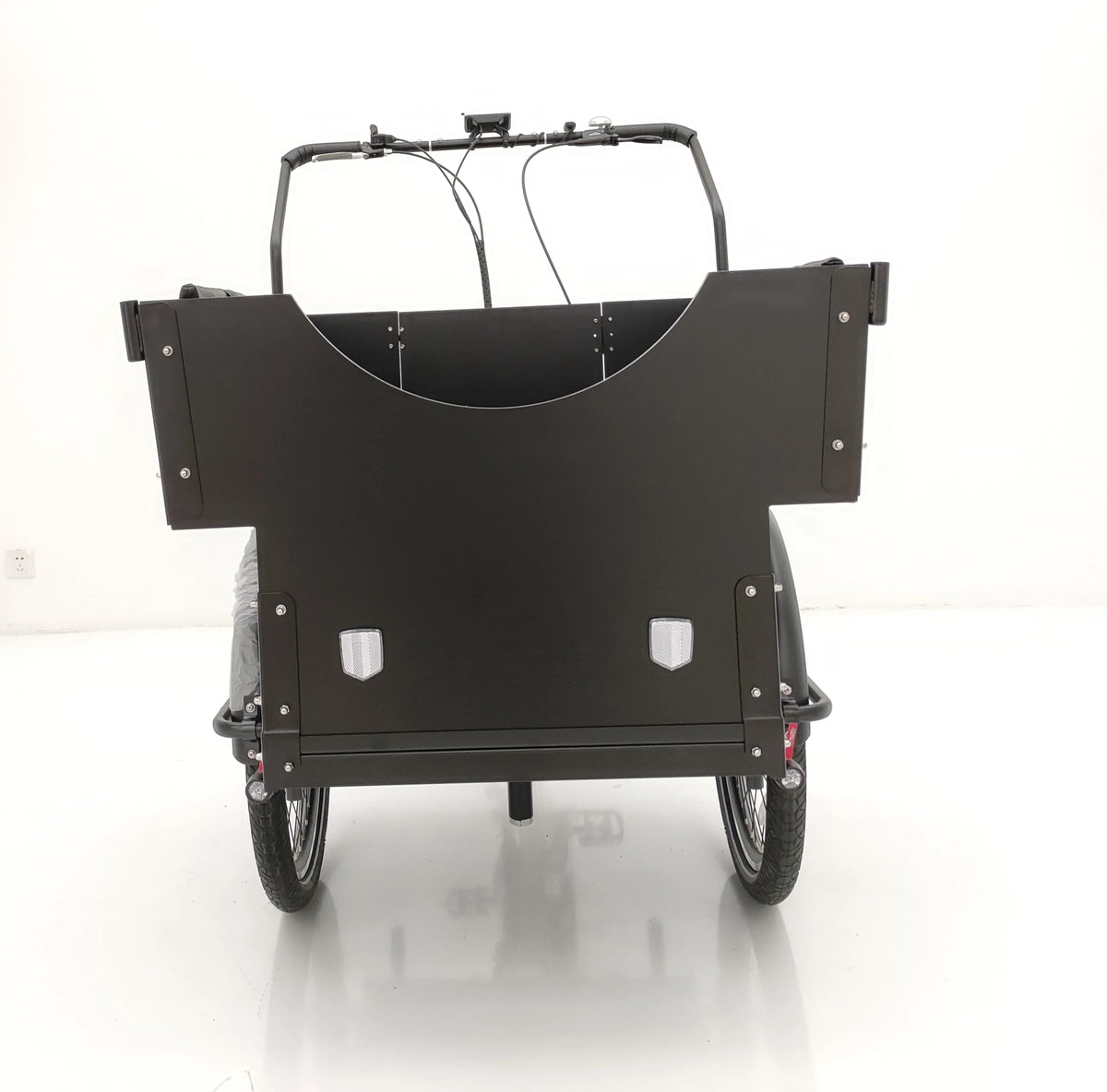 Electric Cargo Tricycle,Heavy Loading Bike with Hydraulic Disc Brake,School Transport for 6 Kids,3Wheel Utility Cycle for Family