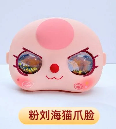 In Stock Baby Three 400% Bb3 Exquisite Quicksand Eye Replacement Part Cute Doll Accessoires Face Shell