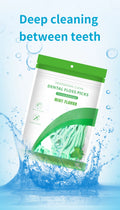 100PCS MINT DENTAL FLOSS FRESH MOUTH Cleaning Tools Floss Set Clean Between Teeth Toothpicks Boxed Dental Floss Picks