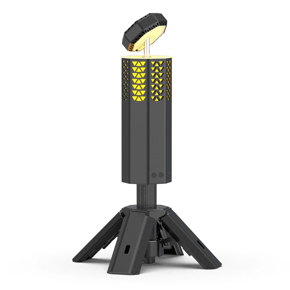 20000mAh Telescopic Camping Light Rechargeable Outdoor Fishing Lantern Dimming Night Atmosphere Light Emergency Light