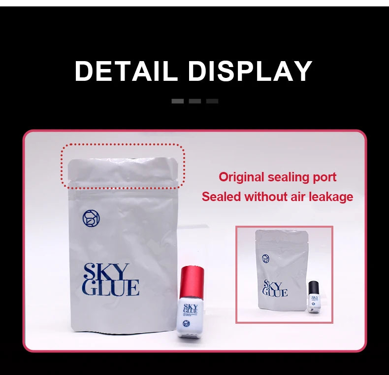 10 Bottles SKY S+ Glue Eyelash Extension 5ml Korea Original Black Red Cap False Lash Sky Adhesive Supplies Makeup Tools Colas