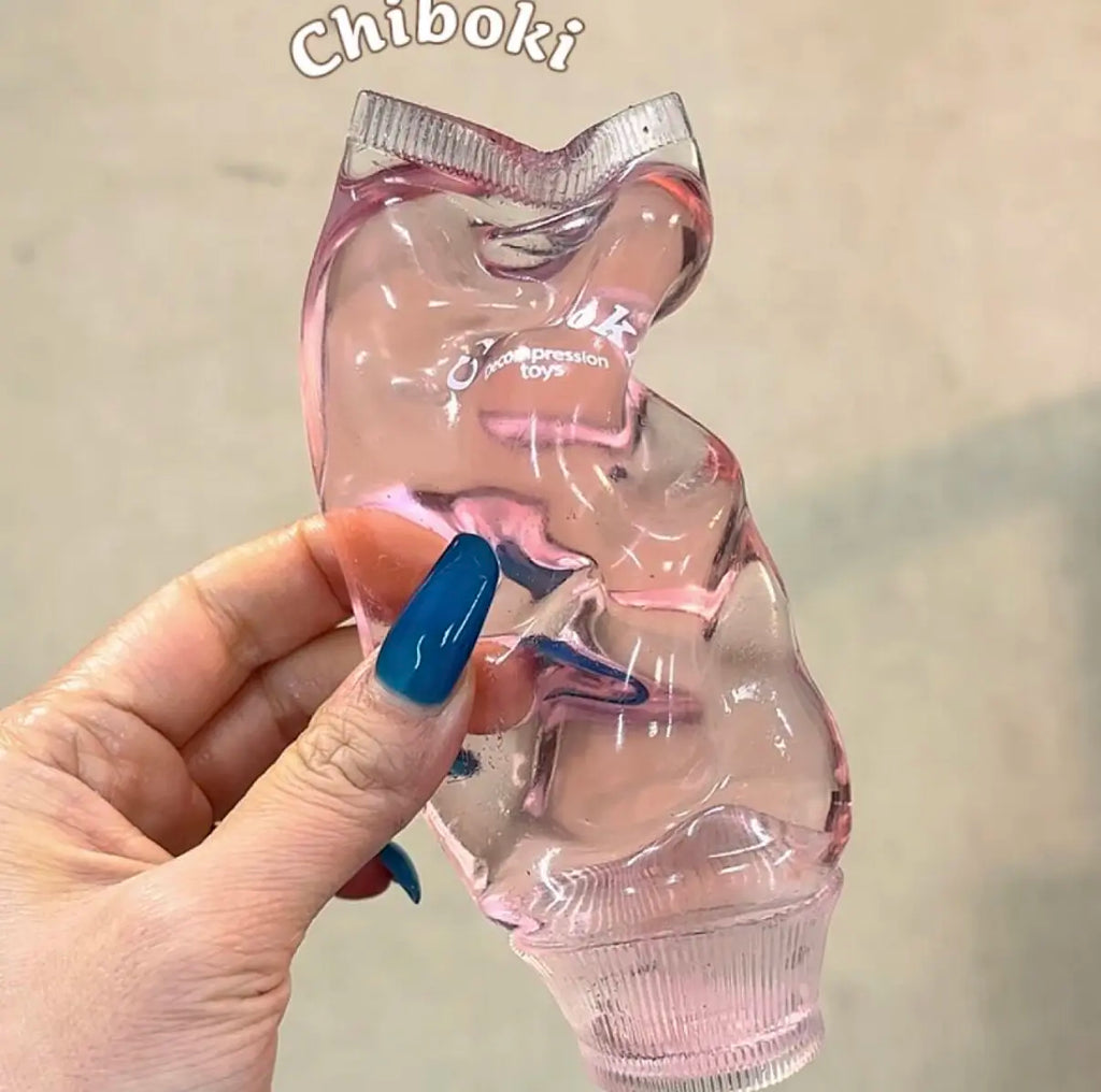 Chiboki Jam Toothpaste Shaped Squishy Decompression Toy Malleable No Rebound Vaseline Texture Squeeze Adult Stress Relief