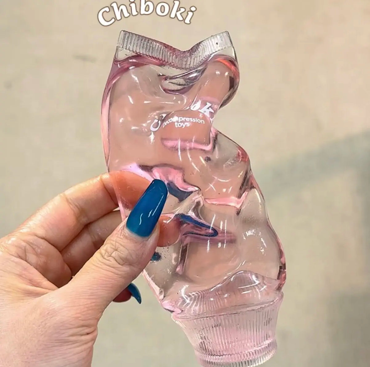 Chiboki Jam Toothpaste Shaped Squishy Decompression Toy Malleable No Rebound Vaseline Texture Squeeze Adult Stress Relief