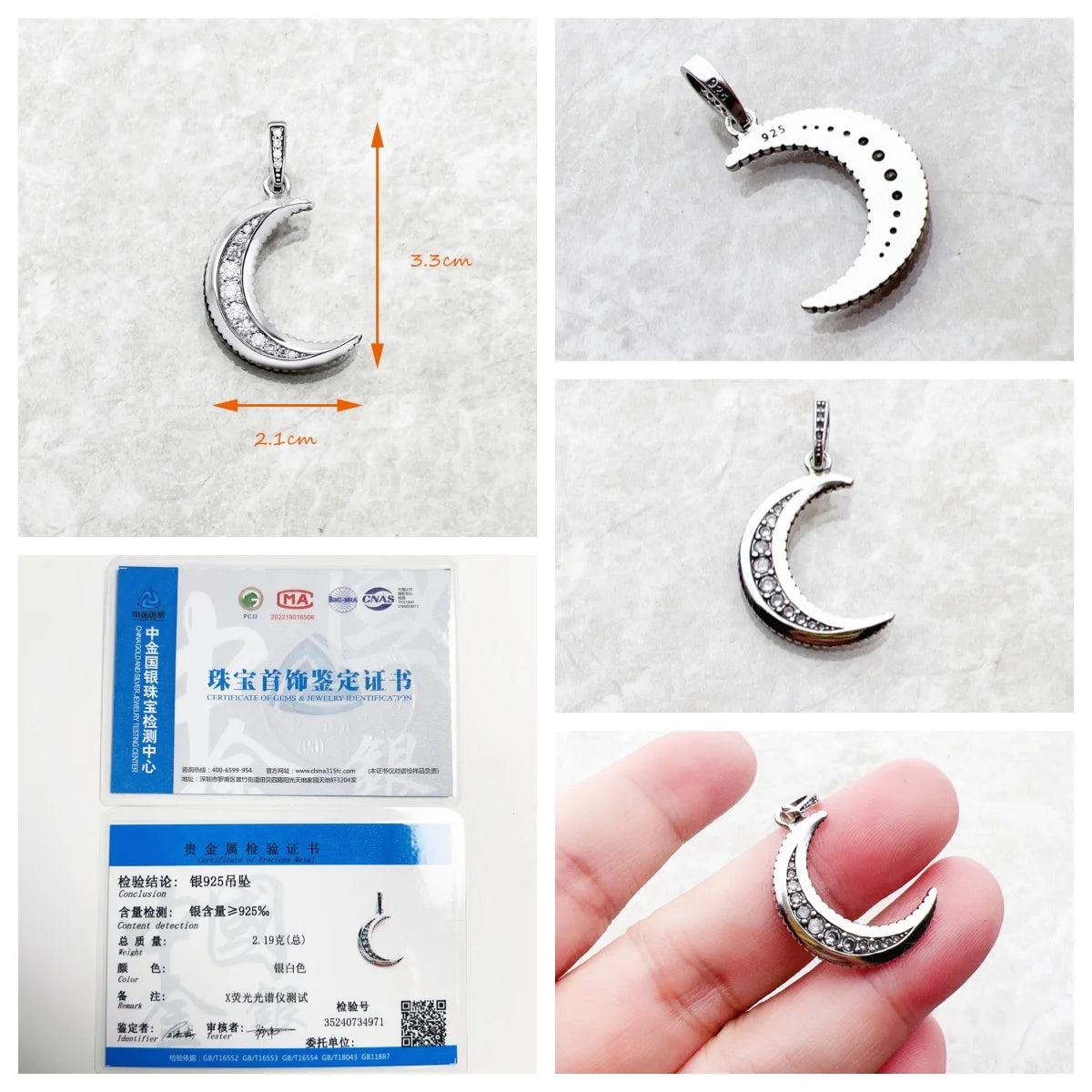 Pendant Zodiac Phoenix Wings Snake Sword Moon Brand New Fine Vintage Jewelry Accessories 925 Sterling Silver Gift For Woman Men