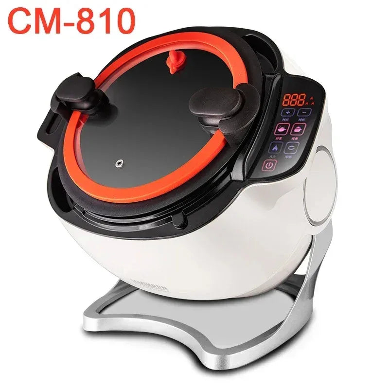 2025 2000W Intelligent Automatic Stir Frying Machine Household Electric Cooking Wok Pot Non-stick Multifunctional Cooker Pot 220