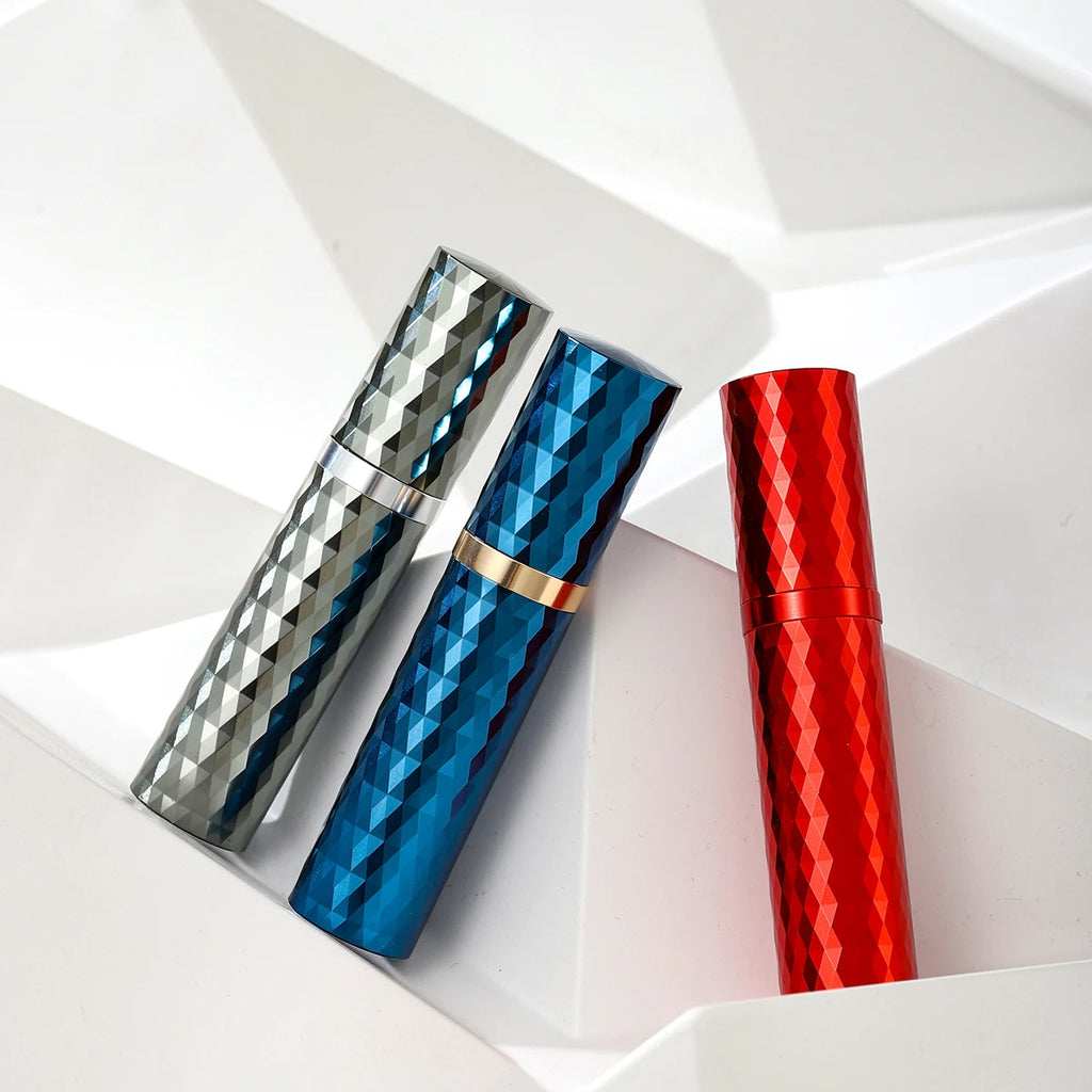 Luxury Premium Class Diamond Mini Travel Portable Bottom Filling Refillable Perfume Bottle Mini Spray Bottle 5ml Atomizer 1pcs