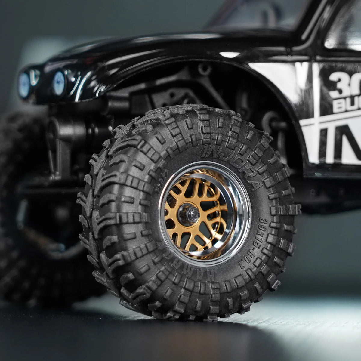 INJORA D19 0.7" ModuWheel Wheels for Axial SCX30 Redcat Ascent-32 (MW7012)