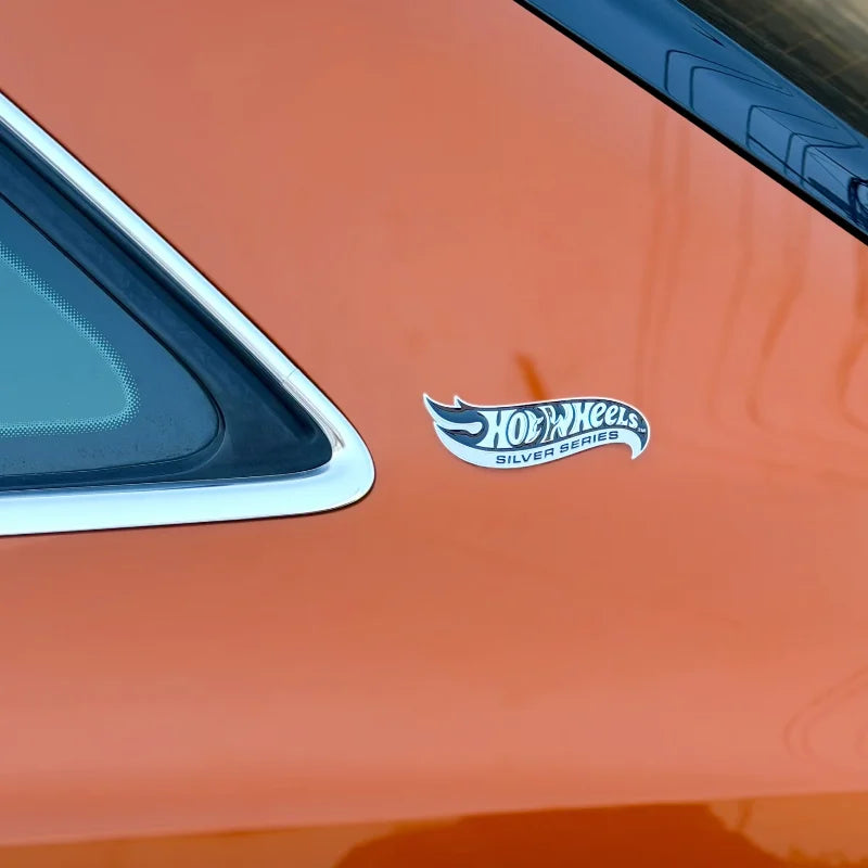 2026 Hot Wheels Co Branded Metal Car Stickers Classic Logo Series Car Model Decoration Collection