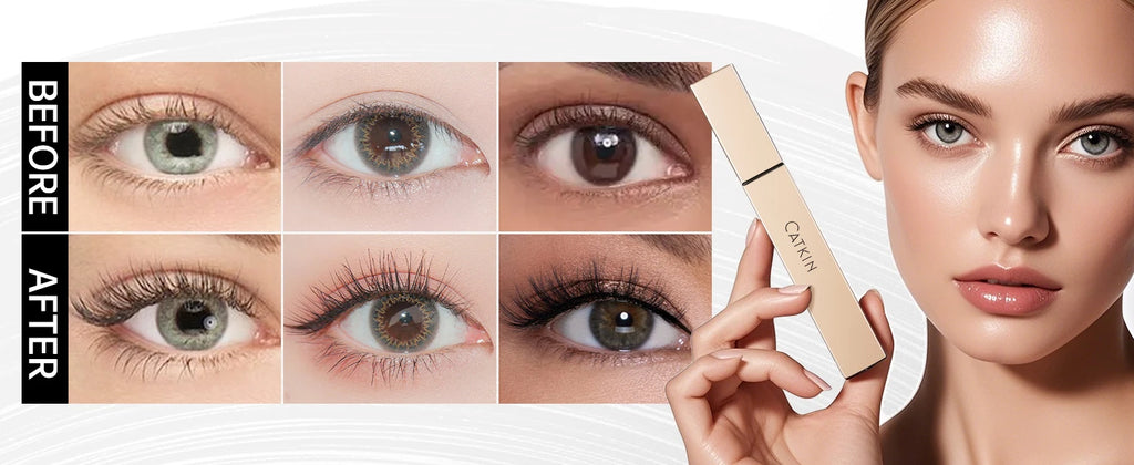 CATKIN Mascara Black, Volumizing & Lengthening Waterproof Nourish Eyelash Mascara, Create Longer and Thicker Looking Lashes