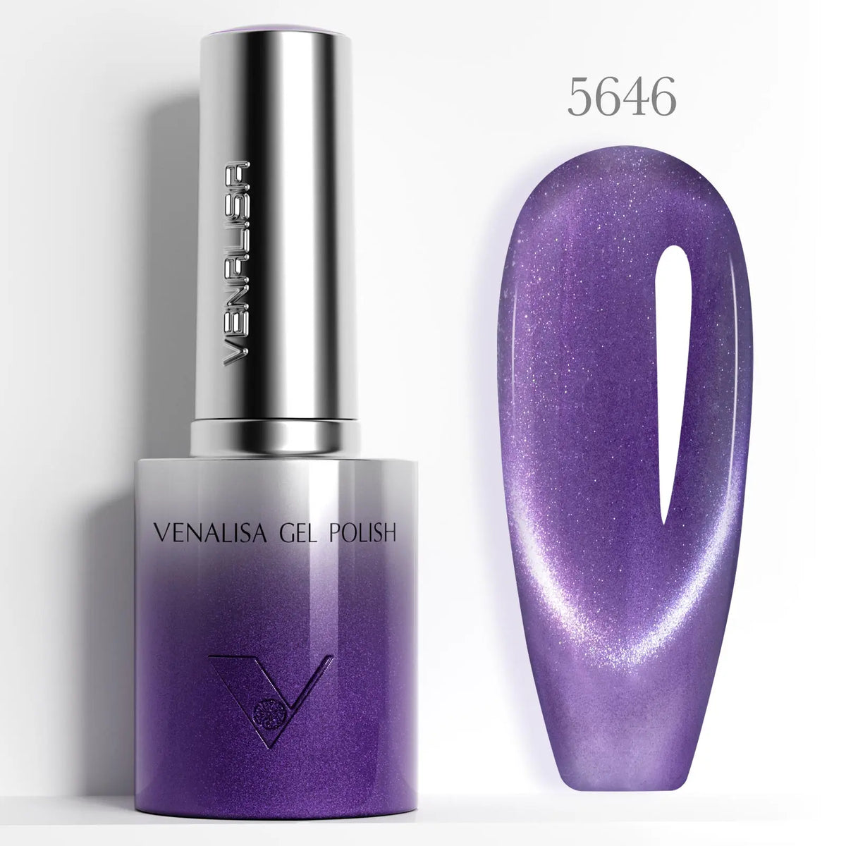 10ml Venalisa Hema Free TPO Free Gel Nail Polish Christmas New Year Soak Off Glitter Red Colors Cat Eye Magnet Nail Gel Polish