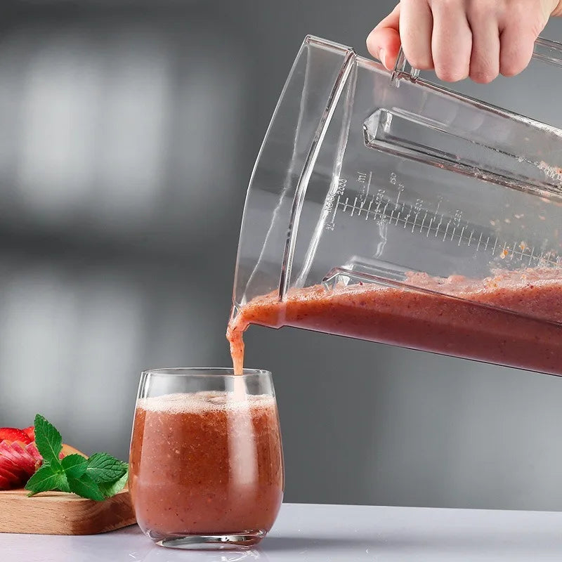 2L Capacity Blender Spare Compatible for Blender Replacement Part Transparent for SILVER CREST Blender Spare Jug