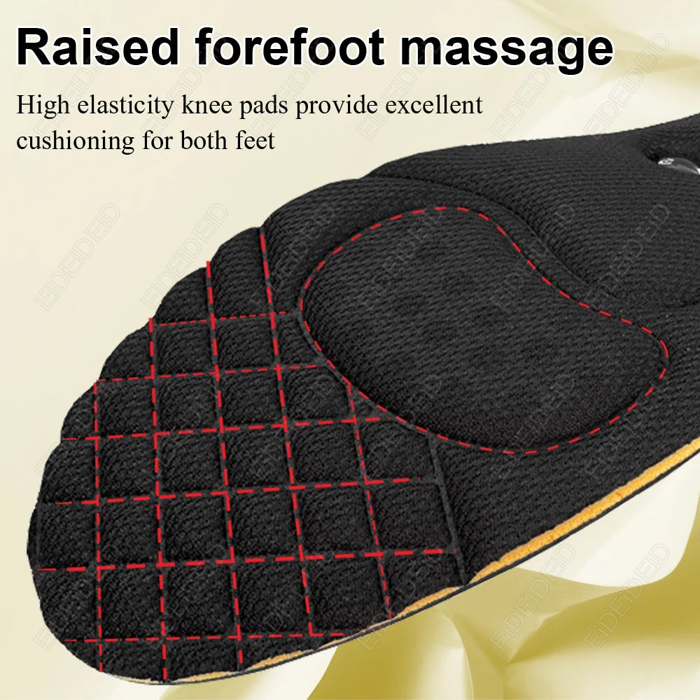 Magnet Height Increase Insoles 2-5cm Adjustable Invisible Arch Support Cushion Massage for Men Women EID