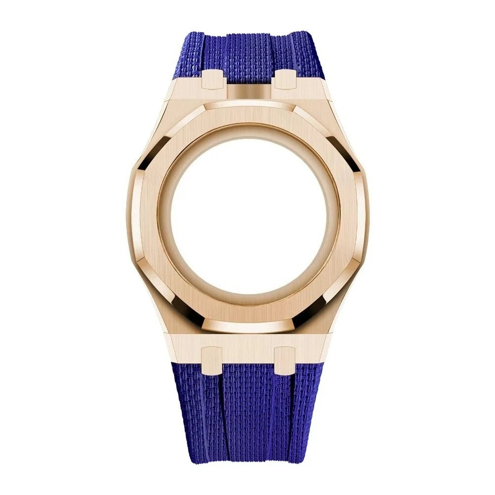 Luxury Stainless Steel Case+Stainless Steel Strap Modification kit Pocket Changer To Wristwatch For Royal POP