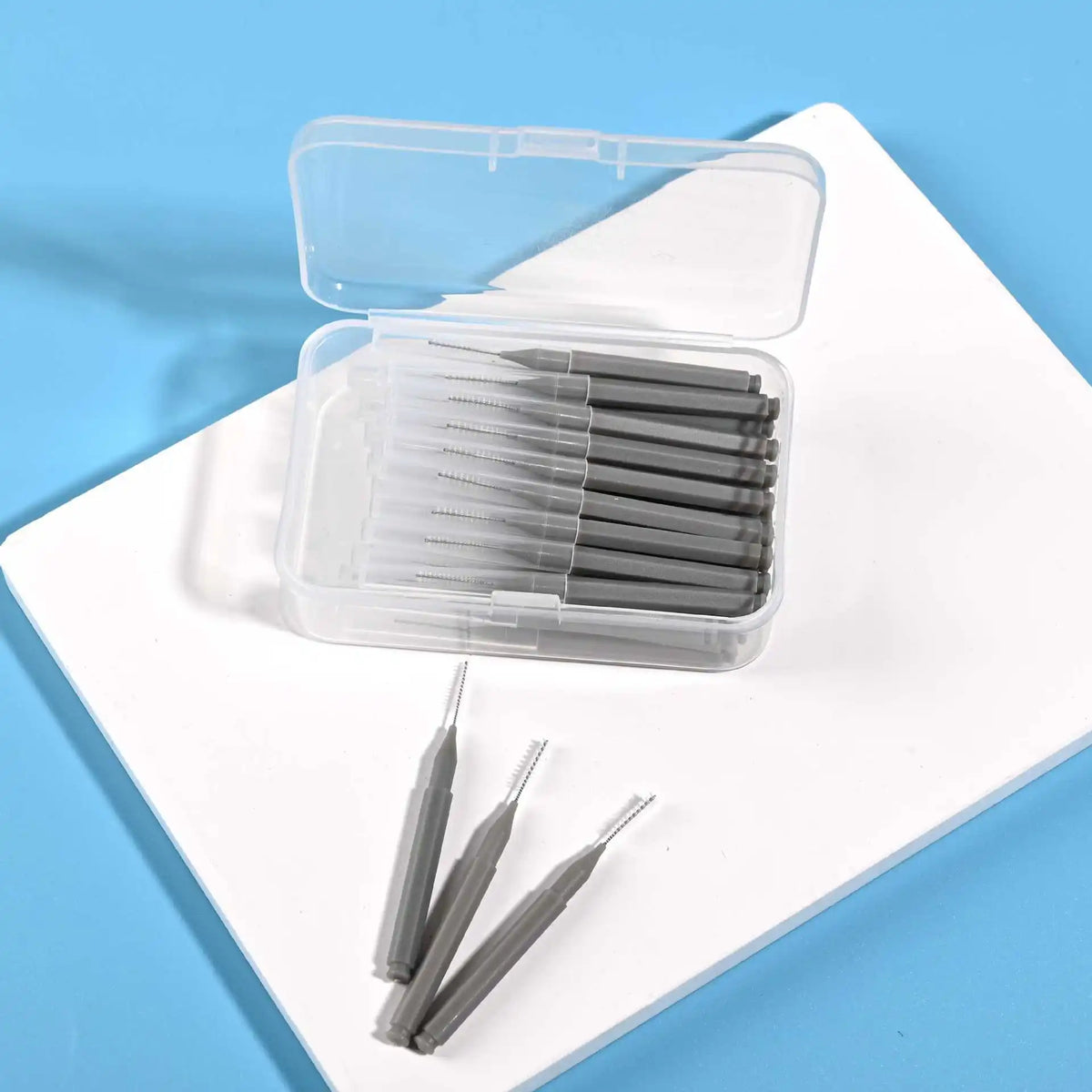 0.6-1.5mm Interdental Brushes Health Care Tooth Push-Pull Removes Food And Plaque Better Teeth Oral Hygiene Tool 30Pcs/ Box