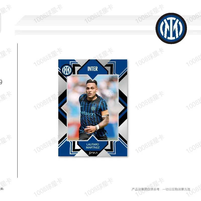 NEW 2025-2026 Daka Inter Milan Football Collection Card Real Madrid Barcelona Manchester Juventus Ale Star Player Signature Card
