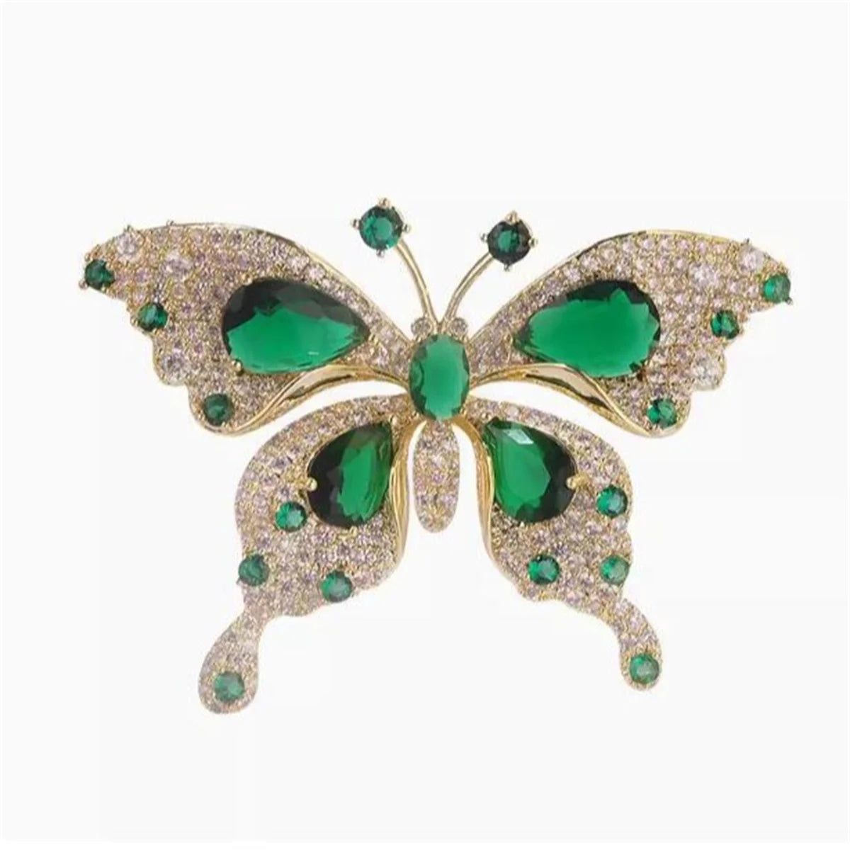 Luxury Butterfly Brooch, Exquisite Chest Flower Pin, Ladies' Jewelry Gift, Birthday Party Clothing Or Backpack, Suit Accessories
