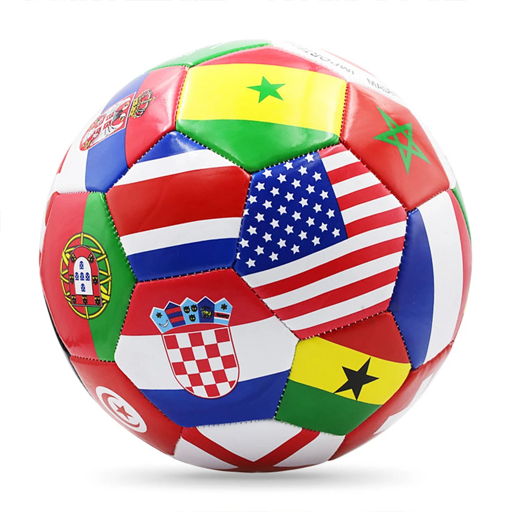 National Flag Colours Soccer Ball Suitable For Different Surfaces And Teamwork Innovative Foot Balls