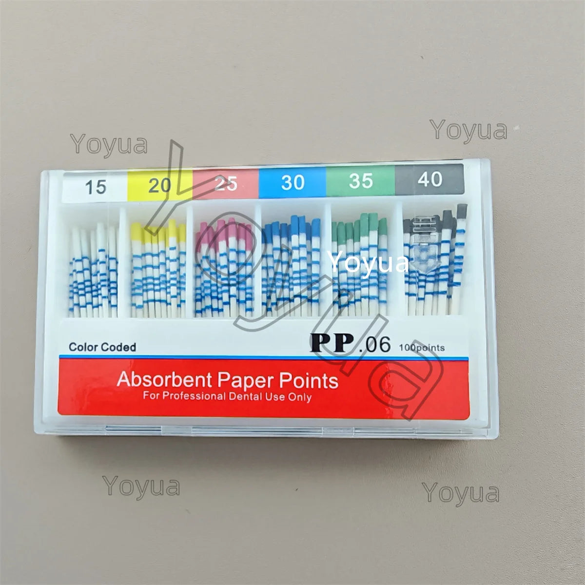 10x100pcs/pack Absorbent Paper Points 02/04/06/F1-F3 PP Endodontics Absorbent Paper Cone Dentist materials Guttahanger