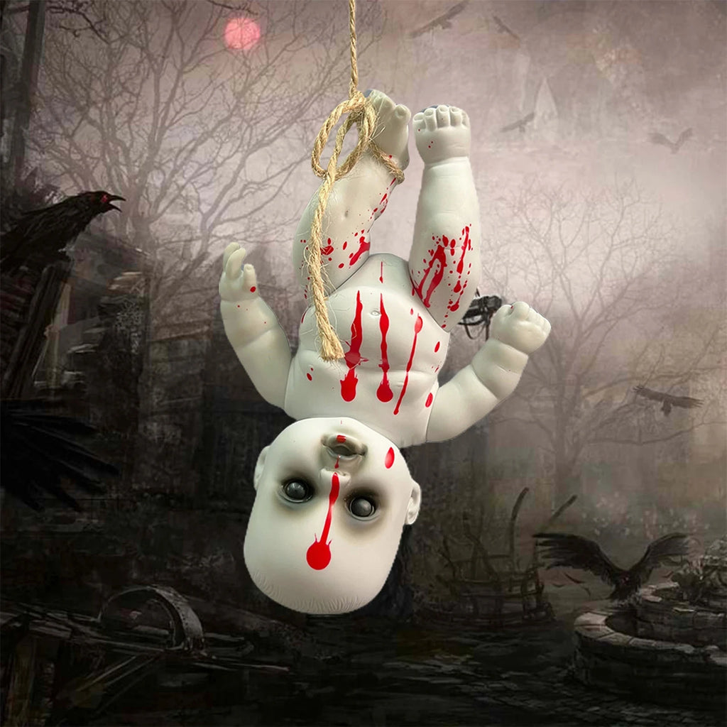 Halloween Scary Doll Christmas Decorations Horror Props For Bar Party Home Decor Spooky Witch Ghost