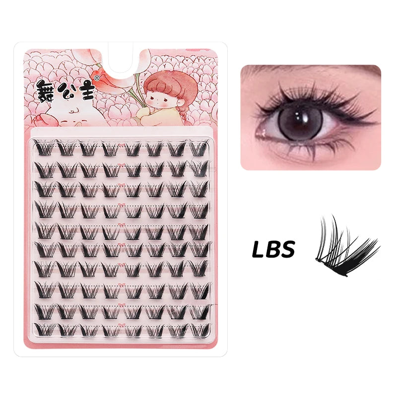 10 Rows Individual Lashes DIY at Home Lash Extension Cluster Wholesale Natural Makeup Eyelashes
