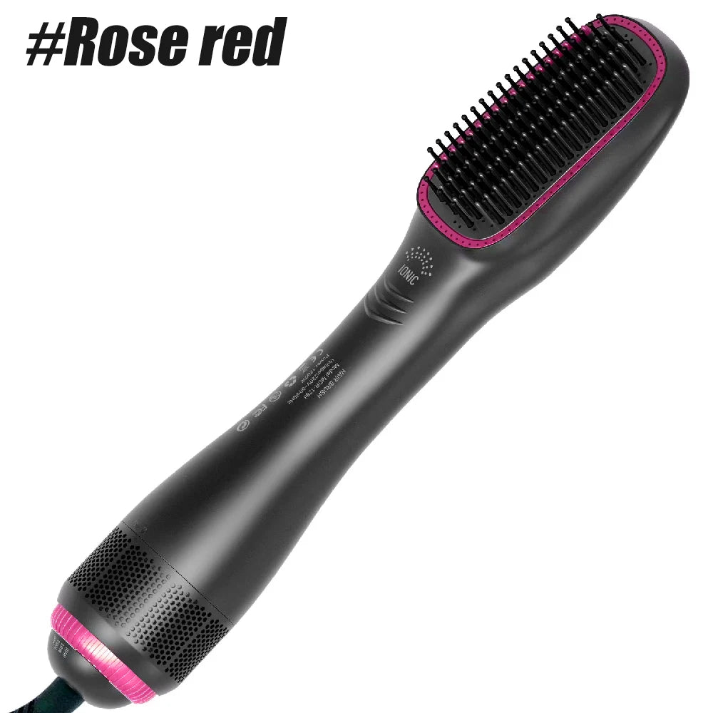 1PCS 3 in 1 Hair Dryer Brush Professional 1200W Powerful Ceramic Tourmaline 3 Heat Settings One Step Hair Dryer and Styler