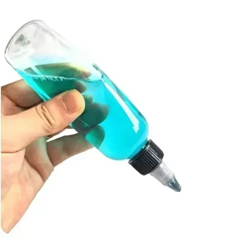 30Pcs 30ml-250ml Plastic Squeeze Bottles Refillable Pointy Bottle Clear With Twist Cap Swivel Mouth Tip for Crafts and More