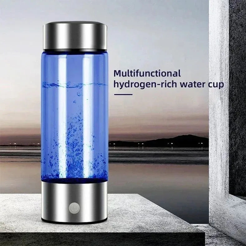 Hydrogen Rich Water Cup Portable 420ml Electric Hydrogen Water Generator Bottle Titanium Quality Filter Antioxidant Ionizer