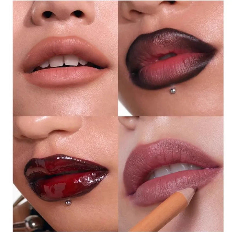 Kaleidos Lipliner,High Pigmented Lip Stick Pencil for Shaping Sculpting Lips,Velvet Matte Finish,Vegan Cruelty-Free