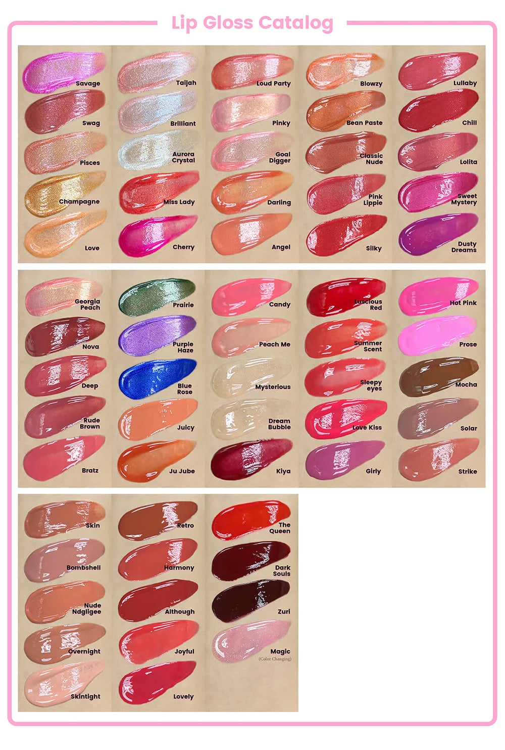 High Pigment No Logo Lip Gloss Custom Packaging Makeup Lipgloss Vegan New Arrival Lip Gloss
