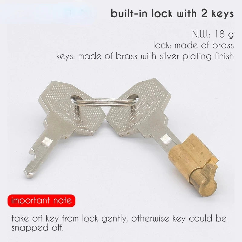 Chastity Cage Catheter,Anti- Fall-off Ring,auxiliary Belt,Keys,Accessories For Chastity Device Cock Cage Penis Ring Adult Sextoy