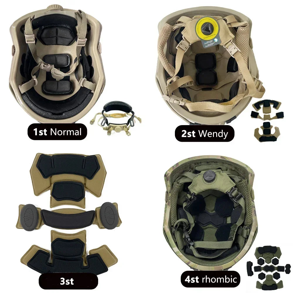 Protective Helmet  -FAST - Aramid  - Whith Wendy