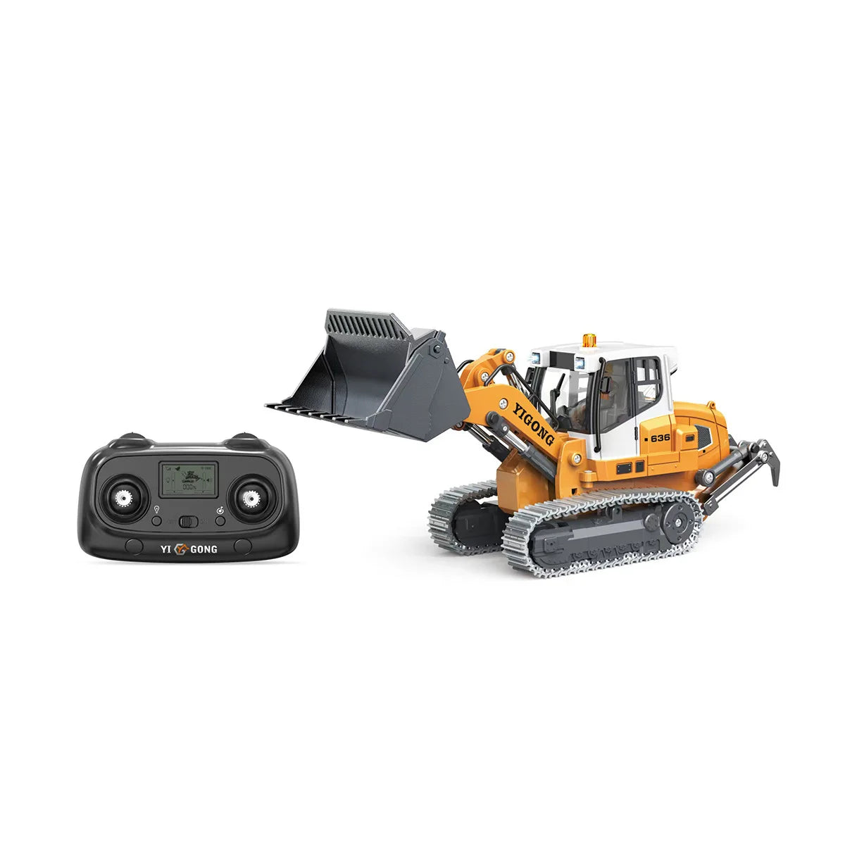 Mini Excavator 1/50 970 Electric Excavator Simulation Model With Lighting System Desktop Remote Control Excavator Model Toy