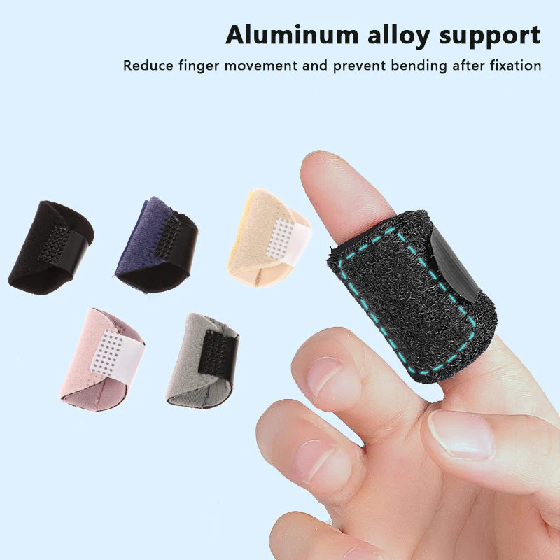 1Pc Adjustable Finger Splint Brace Built-In Aluminum Alloy Mallet Finger Brace For All Fingers Tendon Release Pain Relief