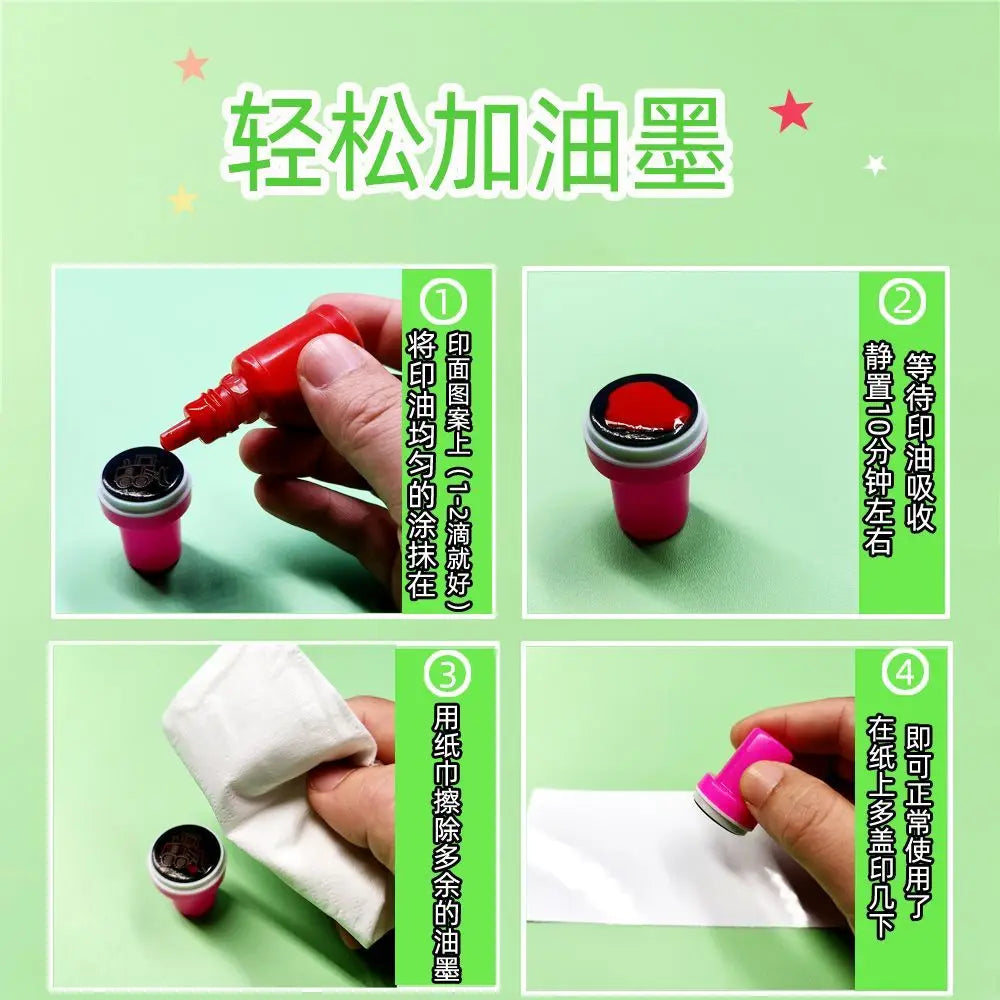 Anpanman Cartoon Stamp Character Anime Merchandise  Customization Seal Gift Color Stamp