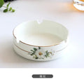 Bone China Dinnerware, Household Ceramic Rice Bowl, Deep Dishes, Soup Pots, Steak Flat Plate, Delicate Floral Tableware