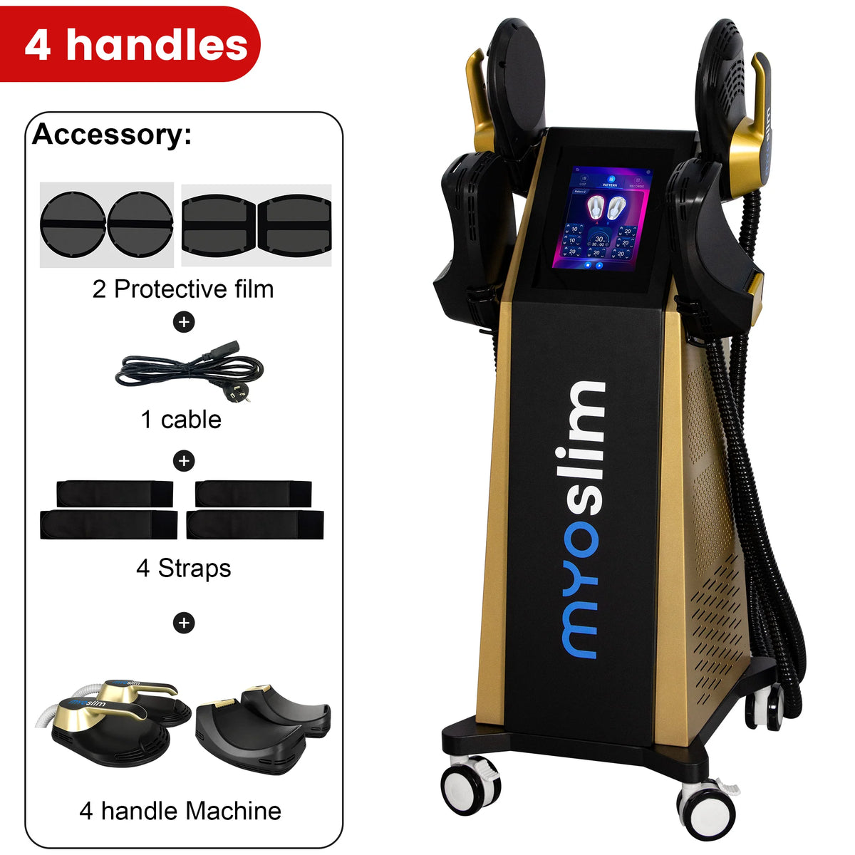 MyoSlim 6500W RF EMS Body Sculpting Machine  Technology  Professional Fat Burning & Muscle Toning Equipment