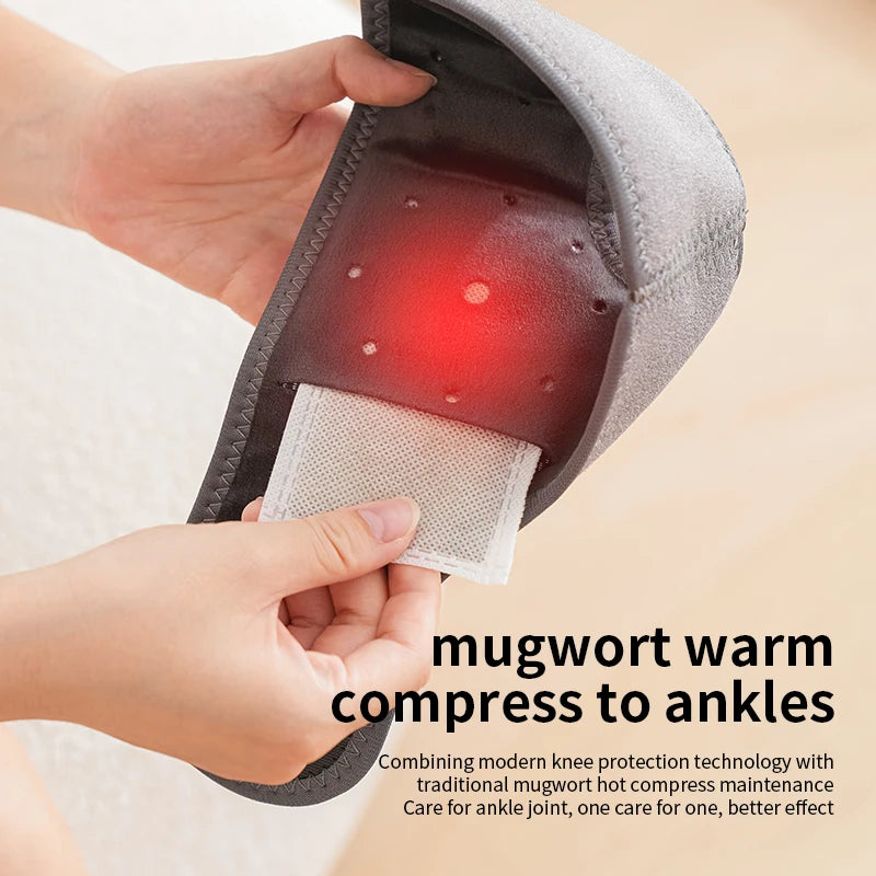 Electric Foot & Hand Massager with Vibration Warm Hot Compress for Ankle Knee Foot Relax Portable Rechargeable Deep Relaxation
