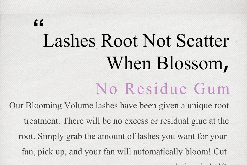 Yelix Easy Fanning Eyelash Extensions Fast Fan Blooming Individual Lashes Automatic High Quality Flowering Volume Eyelash
